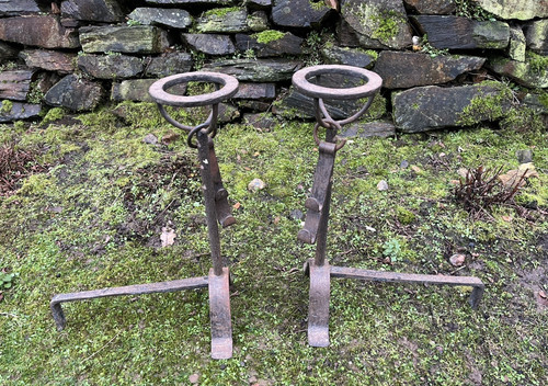 Antique large wrought iron - large,