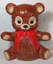 Teddy Bear Cookie Jar Ceramic