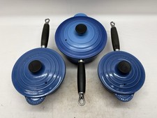 Le Creuset 3 Piece Saucepan