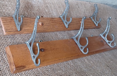 Pair vintage ornate iron - pair,