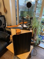 Ortega Cajon OCJP-L-GB Left Foot Stomp Box Bundle