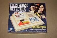 Electronic Detective Vintage Electronic Game. Complete. Ideal Games 1979 Working