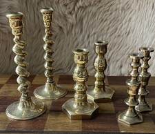 Brass Candlesticks, Miniature