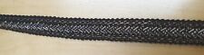 Black/Silver Beaded Strip Trim/Applique/Sew-on- B1407