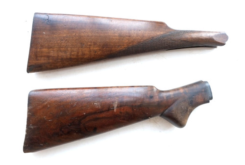 Two vintage walnut gun - vintage, stocks