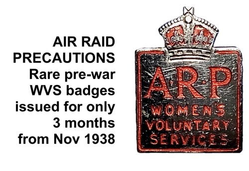 Pin badge 1930s arp home - arp,