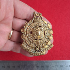 South Africa Prince Alfred's Guard Brass Glengarry Helmet Plate Badge 1914