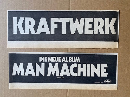Kraftwerk man machine - kraftwerk,