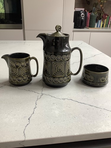 Sylvac coffee set avocado - coffee,