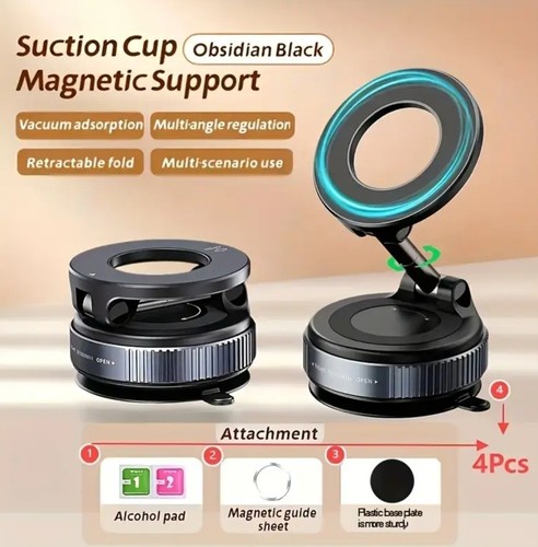Magnetic car phone holder - car,