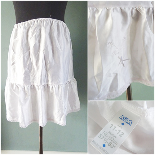 Vintage girls half slip 1990s - slip,