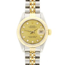 Rolex Watch Lady Datejust Diamond Set Pre Owned 69173 Papers (1996) | H&H