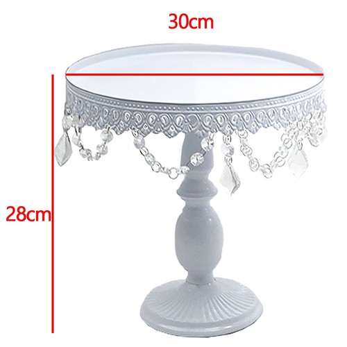 3pcs white gold crystal - gold, round