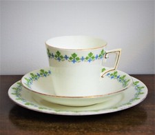 Shelley Late Foley White 8289 England - 3 Piece Set - Trio