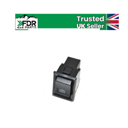 Heated rear window switch - rear, dash