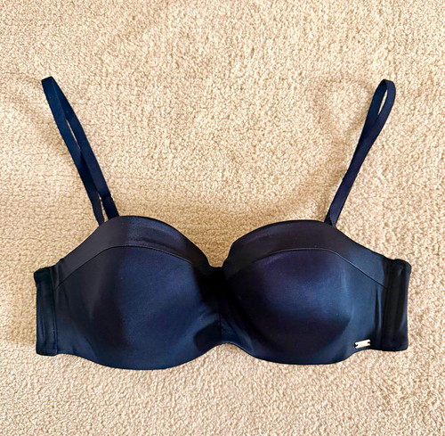 Women black padded shirt - black,