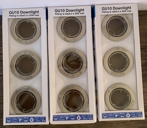 Ceiling downlight bezels - 9,