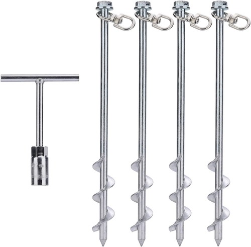 Ground anchors screw - anchors, in