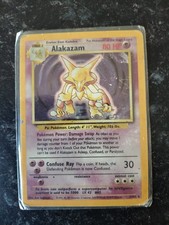 alakazam pokemon holo 1999