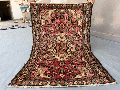 3x4 vintage caucasian rug - vintage,