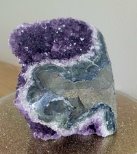 Extra Large Natural Amethyst Druze Geode Quartz Crystal Cluster Reiki 1.3kg O18