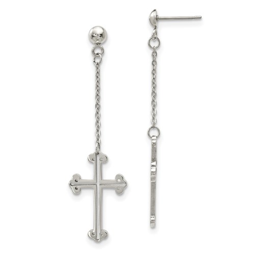 Sterling silver cross - sterling,