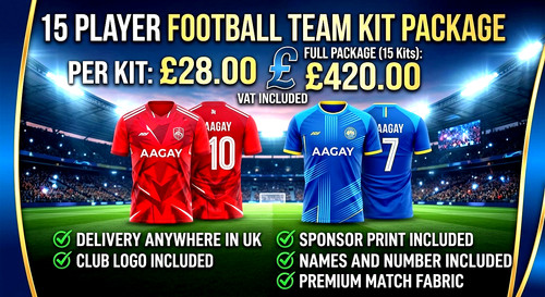 Custom football kits - 15,