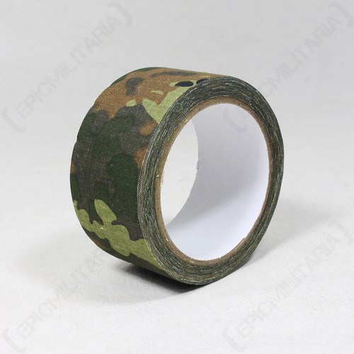 10m adhesive tape flecktarn - -,