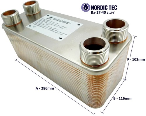Stainless steel brazed plate - steel,