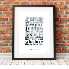 ❤ THE JAM ❤ Down In The Tube Station At Midnight - song lyrics poster art 