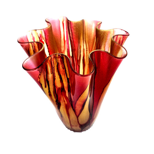 Vintage hand blown - blown, tall