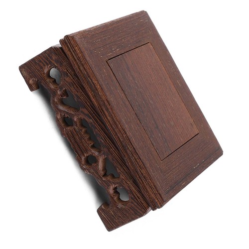 Wooden square vase - (large)wooden,