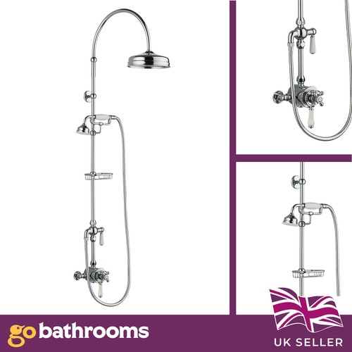Chrome thermostatic shower - thermostatic,