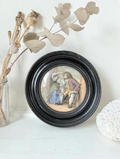 Antique Prattware Pot Lid in