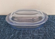 Vintage Blue Tinted Pyrex