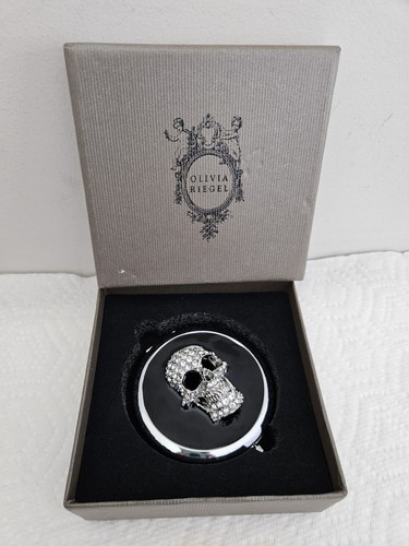 Rhinestone gothic skull - rhinestone,