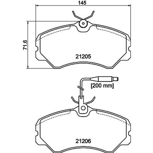 Mintex front brake pad - mintex,
