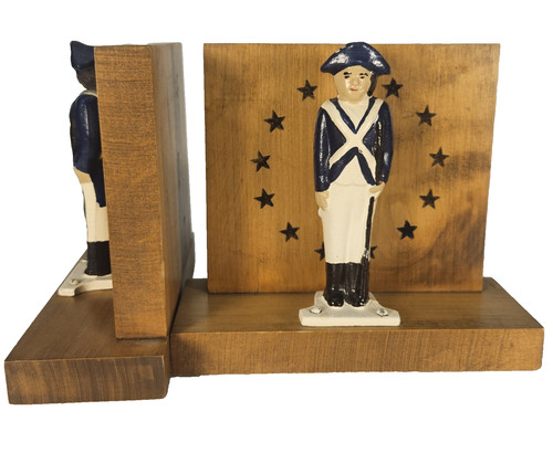 Vtg bookends cast iron - bookends,