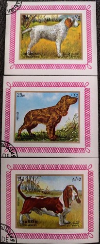 Sharjah stamps 1972 dog - sharjah,