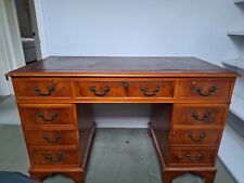 Beautiful leather top desk.