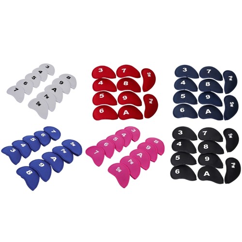 10pcs golfs iron - iron, cover