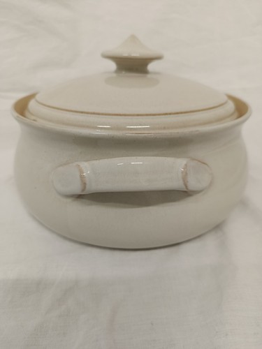 Denby oatmeal stoneware lidded - denby,
