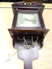 (RefJOH) Highland mechanical chiming clock, no key, no weights, spares or repair