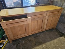 Marks And Spencers Oak Table, Chairs Sideboard And Corner Unit