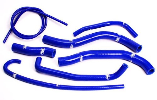 Blue samco silicon rad hoses - blue,