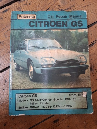 Autodata citroen gsa - gs, &
