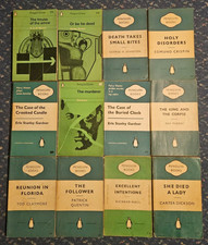 12 vintage 50s Penguin Green