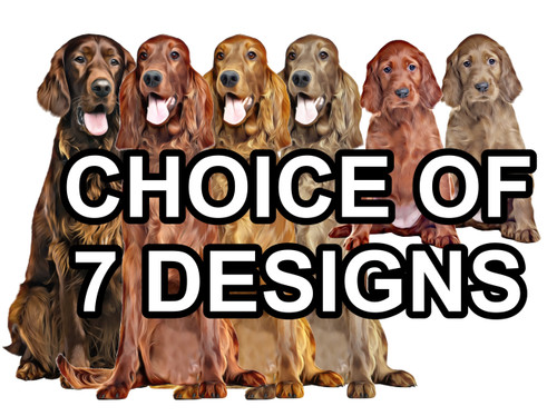 Irish setter self adhesive - self, dog