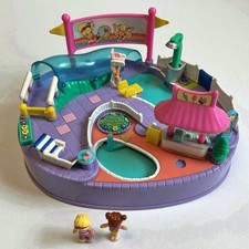 1997 Polly Pocket POOL PARTY  (Magical Swimabout variation)  Complete & Original
