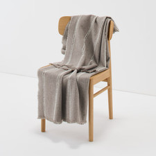 MUJI Wool throw 100 x 180 cm, brown